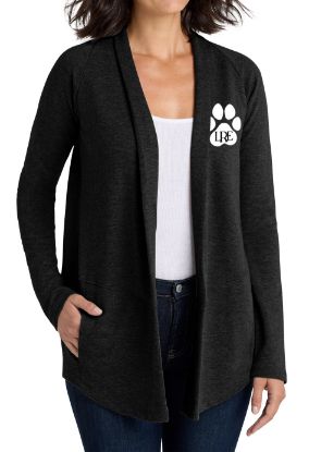 Picture of Women's Pawprint Embroidered Interlock Cardigan